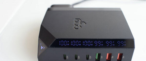 最强USB充电器？EGO Exinno 240W GaN 氮化镓6口数显充电器